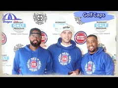 5 Panels High Profile Embroidery Golf Caps Women'S Breathable Baseball Cap Adjustable